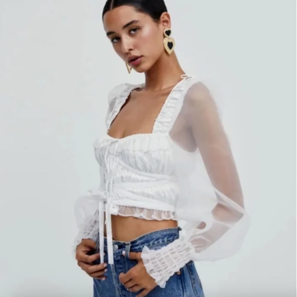 🔥HOST PICK🔥 NWT For Love and Lemons 🍋 Gabrielle Top - Picture 9 of 10